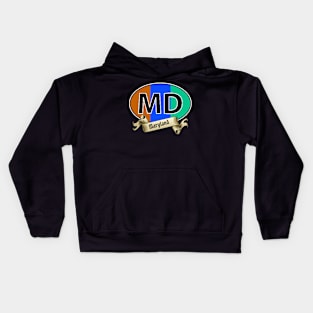 MARYLAND BANNER DESIGN Kids Hoodie